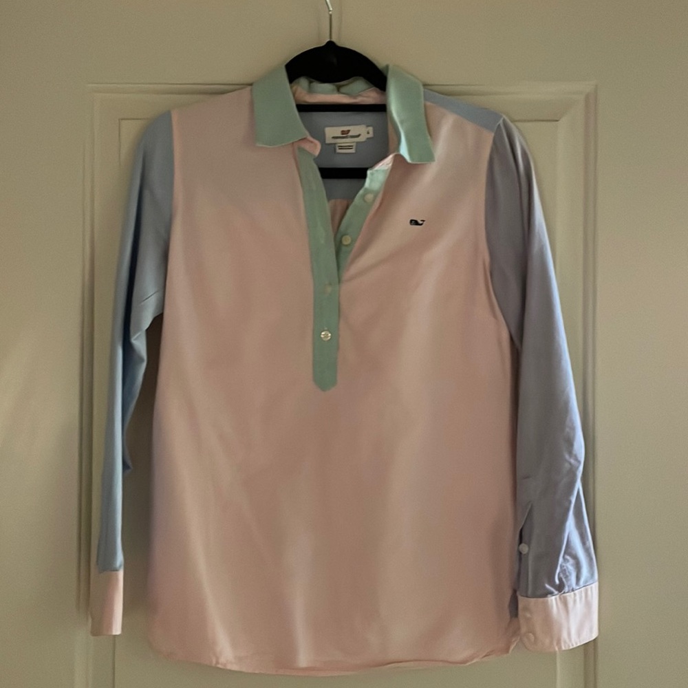 Vineyard Vines Multi Colored Quarter Buttondown Oxford